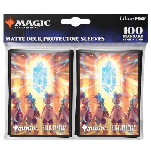 Ultra PRO Final Fantasy x Universes Beyond Crystals Chosen 100ct Deck Protector Sleeves for Magic The Gathering Trading Card Accessories Collectible Card Game Gear Final Fantasy Collectibles - Image 1
