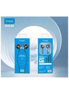 In-ear Wired Metal Earphones with Mic WV HF-N20