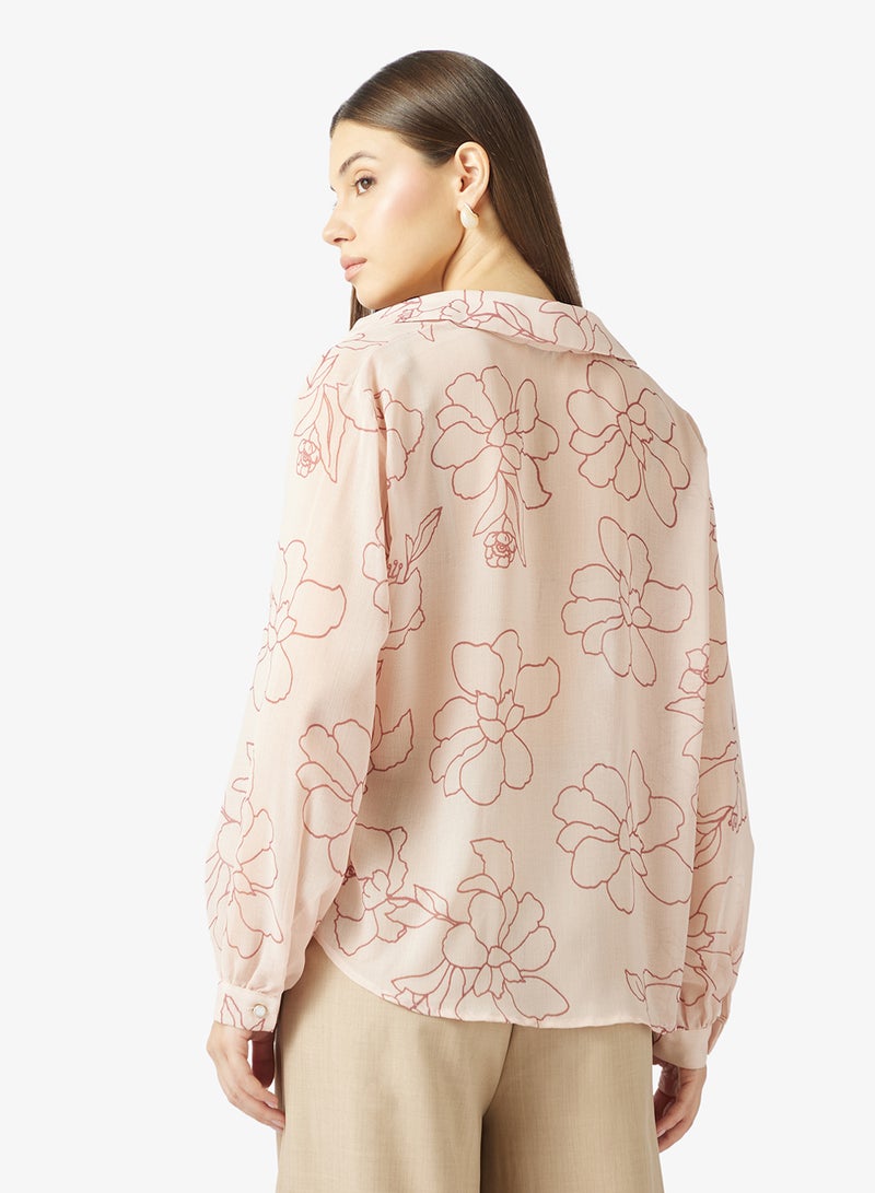 ELLA Floral Print Shirt - Image 2