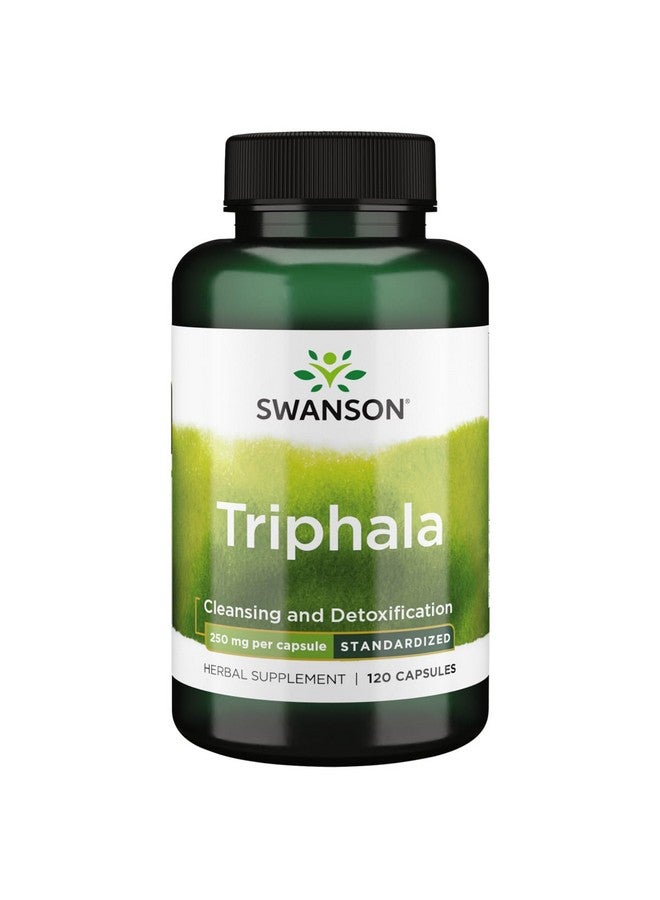 Swanson Triphala (Standardized) 250 Milligrams 120 Capsules - Image 1