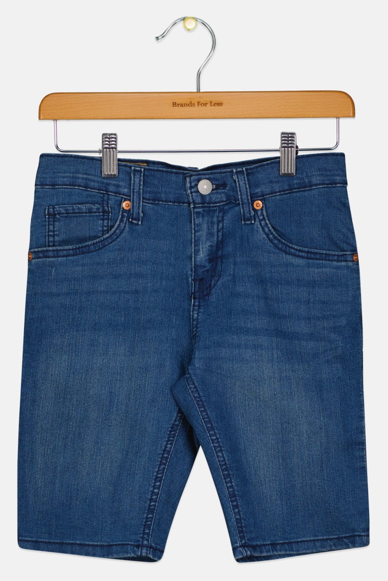 Levi's شورتات جينز مغسولة للأولاد، أزرق - Image 2