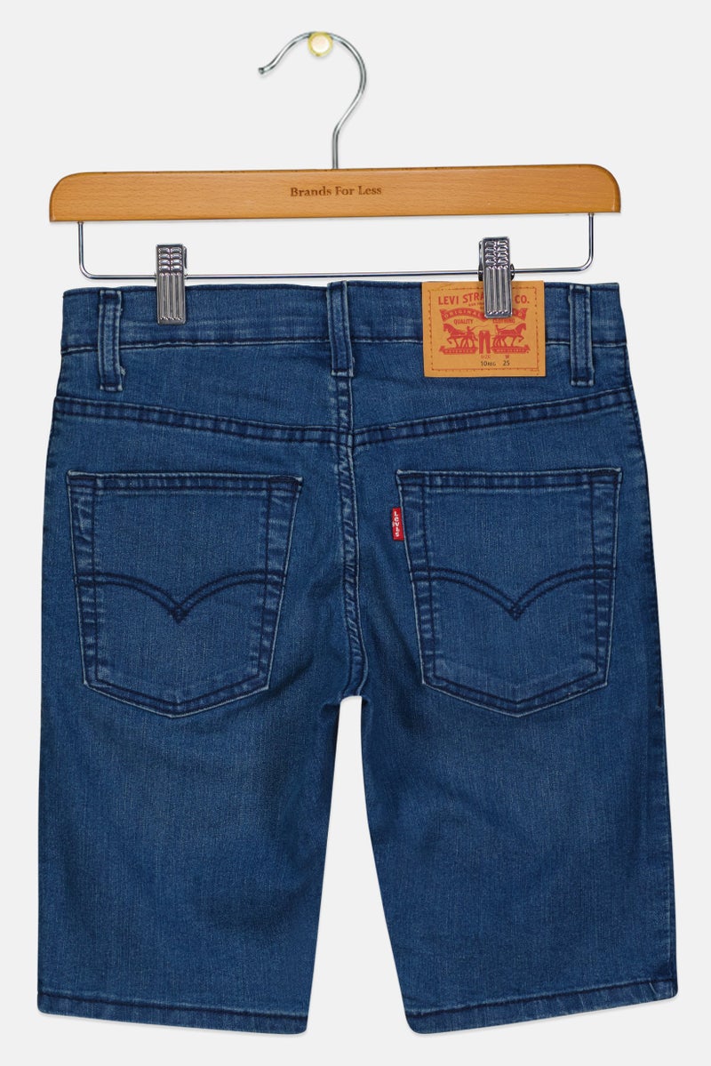 Levi's شورتات جينز مغسولة للأولاد، أزرق - Image 3