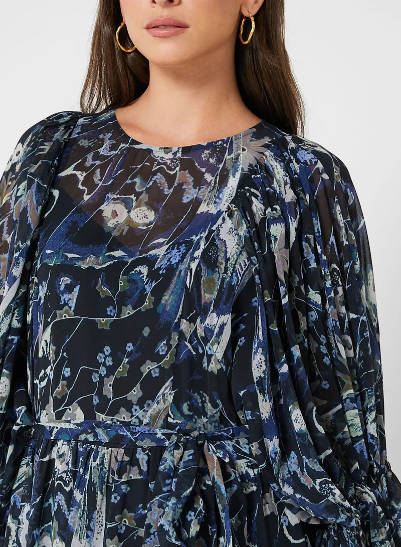 Ted Baker Oversized Printed Dress