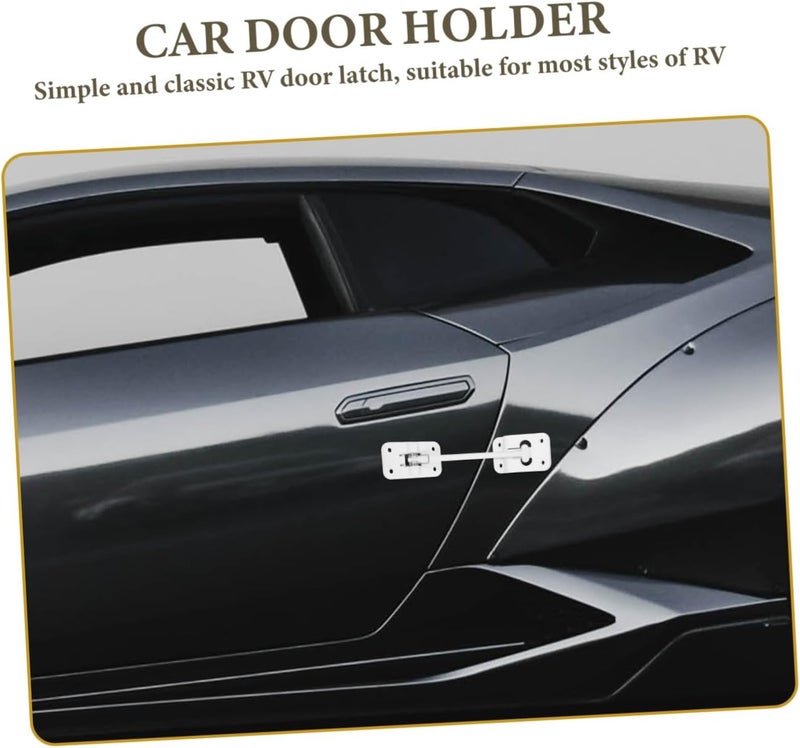ULTECHNOVO Rv Door Latch Hook Lightweight Plastic Trailer Door Catch with Easy Installation Durable Windproof Design for Cargo Trailers and Motor Homes - Image 2