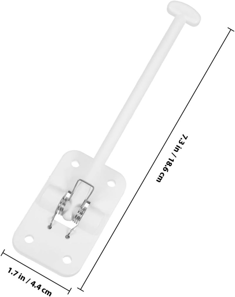 ULTECHNOVO Rv Door Latch Hook Lightweight Plastic Trailer Door Catch with Easy Installation Durable Windproof Design for Cargo Trailers and Motor Homes - Image 1