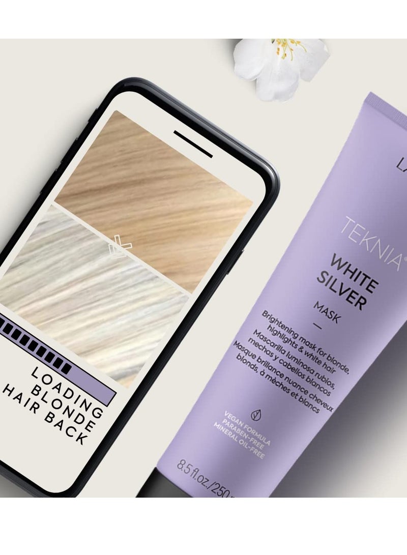 LAKME TEKNIA WHITE SILVER MASK 250 ML - Image 2