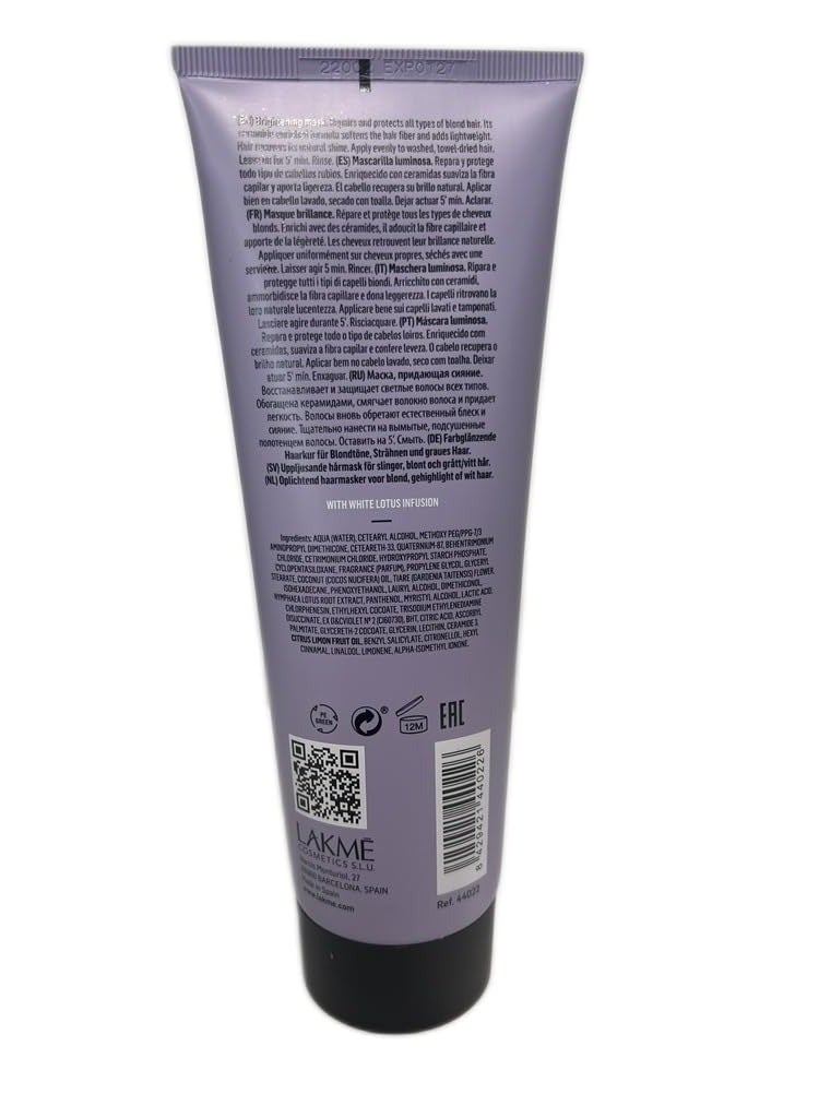 LAKME TEKNIA WHITE SILVER MASK 250 ML - Image 4