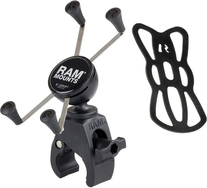 RAM MOUNTS X-Grip Large Phone Mount with RAM Snap-Link Tough-Claw RAM-HOL-UN10-400U for Motorcycle, ATV/UTV, Bike - Image 2