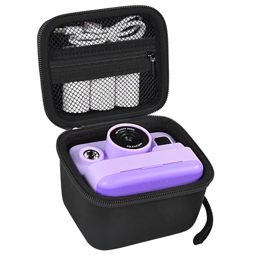 ANKHOH Case for Dylanto/for DUDUDRAGON/for Cimizi/for Yehtta/for ETIKEZ Kids Camera Instant Print, 1080P Kid Cameras Storage Organizer Gifts Bag for Printing Paper and Toy Accessories,Black-Only Box - Image 1