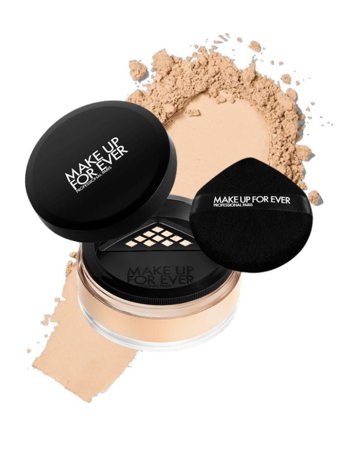 MAKE UP FOR EVER HD Skin Shine-Controlling & Blurring Setting Powder 0.63oz – Shade 1.2 Light Beige – For Light Skin with Neutral to Rosy Undertones - Image 1