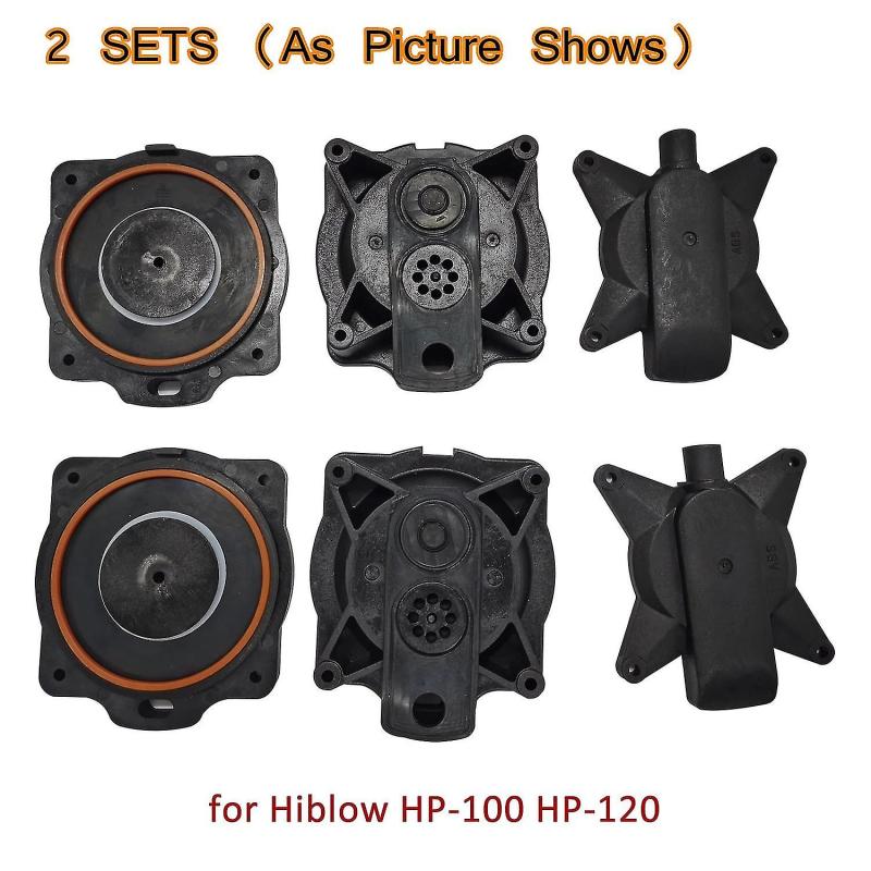 Air Pump Rebuild Kit: Durable ABS Sponge Material, Easy Installation - Perfect Aftermarket Replacement Repair Kit for Hiblow HP 100 HP 120 Septic Air Pump - Image 2