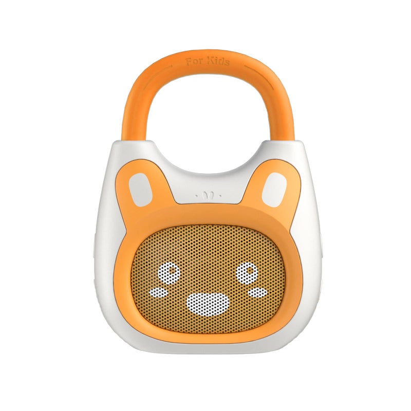 alilo Pocket Bunny Portable Kids Music Player, Musical Toys for Toddlers, Preloaded 120+ Stories/Music/Lullabies/White Noise,High Fidelity Sound Travel Bluetooth Speaker (with Strap and Ring) - Image 1