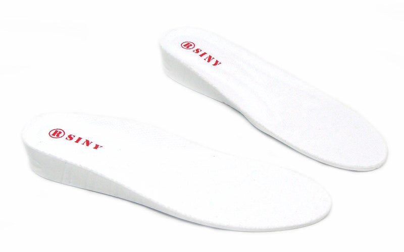 SINY® Full Length Shoe Insoles Height Increase Cushion for Men Foot Care White Lift Kit 2cm 0.8" - Image 2