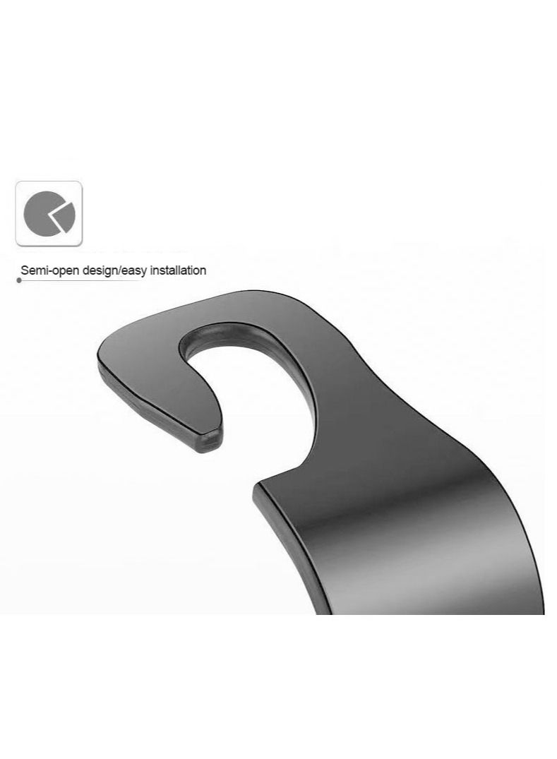 Car Seat Headrest Hook 3 Pack Hanger Storage Organizer - Image 4