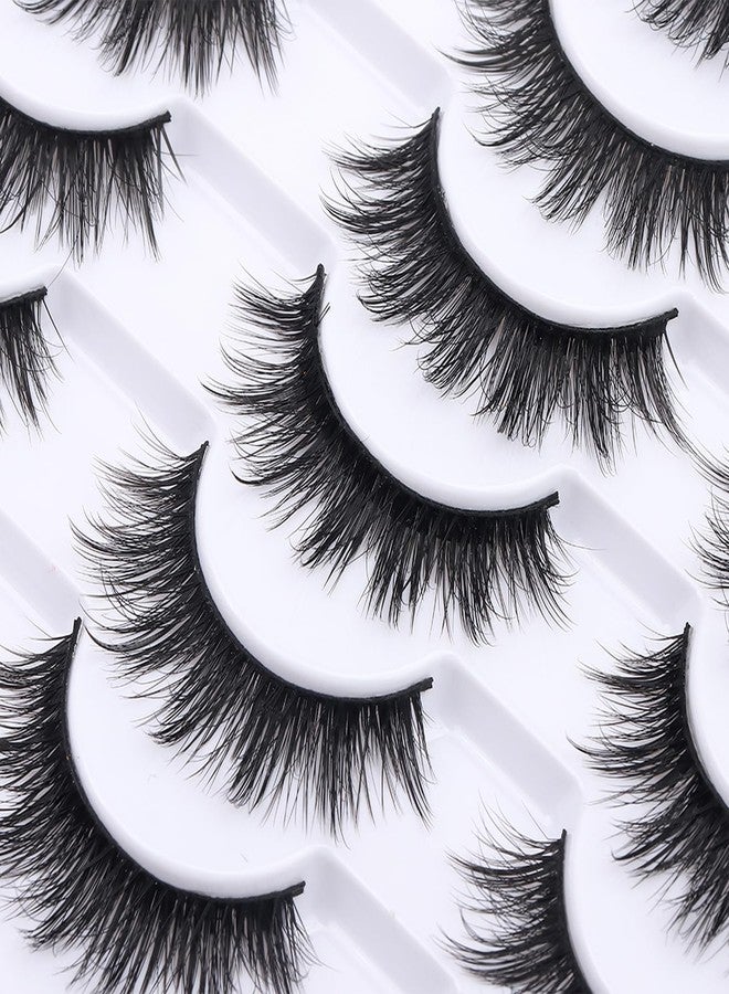 Azenlo False Eyelashes 20 Pairs 16mm Long Lashes Manga Volume Look Wispy Lashes Faux Mink Lashes 3D Fluffy Cat Eye Lashes （style 20-068) - Image 5