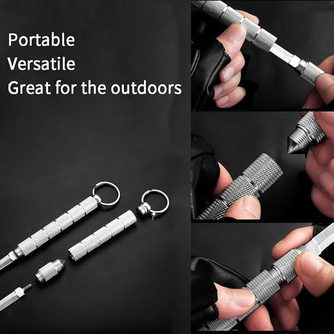 LionDeck Pocket Cutter & Emergency Window Breaker with Keychain | Stainless Steel Utility Knife for Car Glass Breaking, Box & Letter Opening | Compact Survival & Travel Tool - Image 5