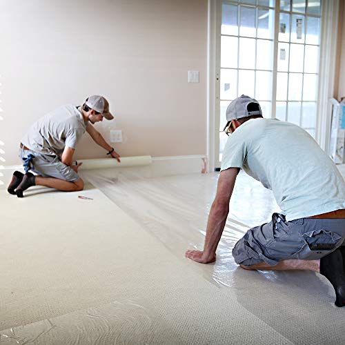 Trimaco Easy Mask Protective Film for Carpets, 2 mil, 24-inch x 50-feet - Image 3