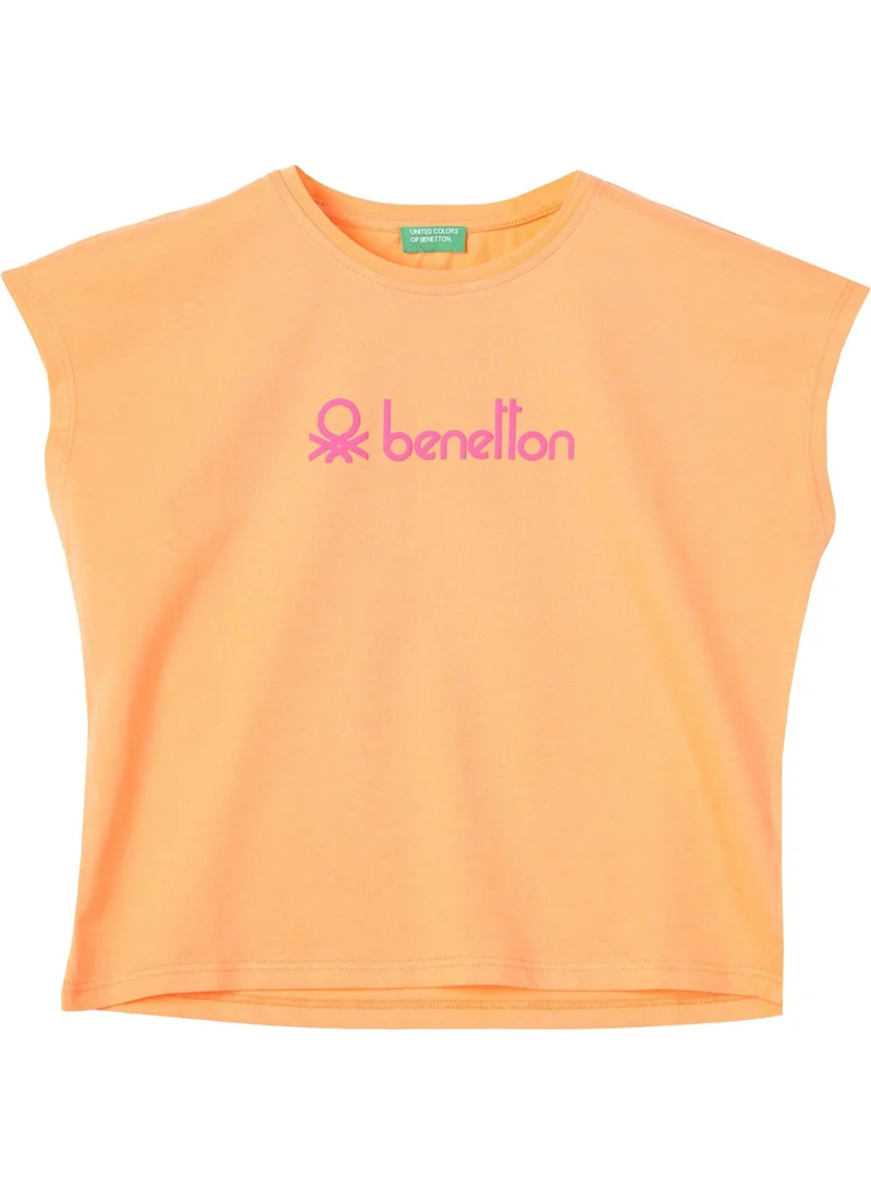 يونايتد كولورز أوف بينتيون Girls' Tshirt BNT-G21304