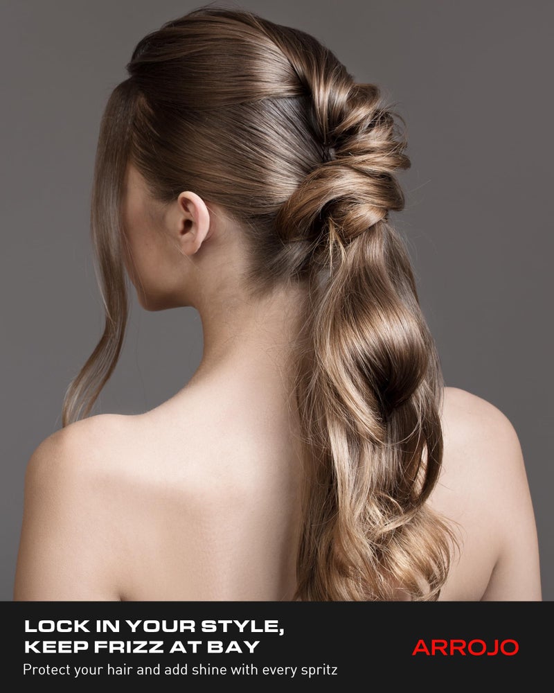 Arrojo Fierce Firm Hold Hairspray â€“ Sulfate & Paraben-Free Firm Hold Hairspray â€“ Anti Humidity Shine Spray for All Hair Types, 6 oz. - Image 5