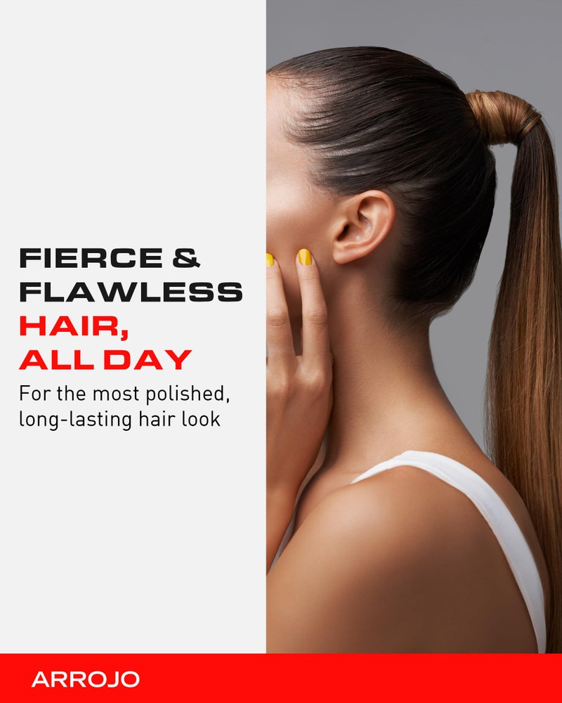 Arrojo Fierce Firm Hold Hairspray â€“ Sulfate & Paraben-Free Firm Hold Hairspray â€“ Anti Humidity Shine Spray for All Hair Types, 6 oz. - Image 3