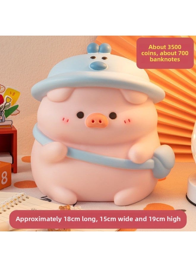 Zodiac Dragon Piggy Bank 2024 Only Can't Enter Large Capacity Savings Coin Bank Children's Day Gift-Color:[blue] Backpack Piggy-Size:Large Size [available For Storage And Retrieval] Preferred Gifts - Image 1