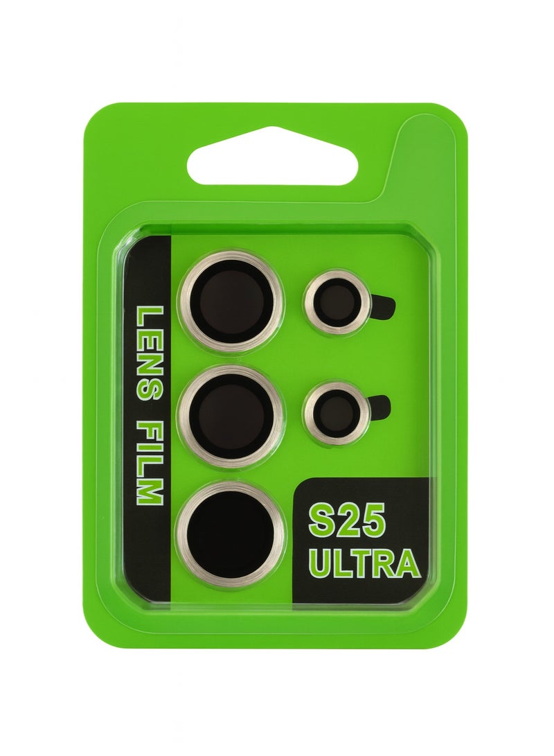 عدسات حماية كاميرا سامسونج S25 Ultra – إطار معدني قوي وزجاج مضاد للخدش – تركيب سهل وثبات عالي - Image 2