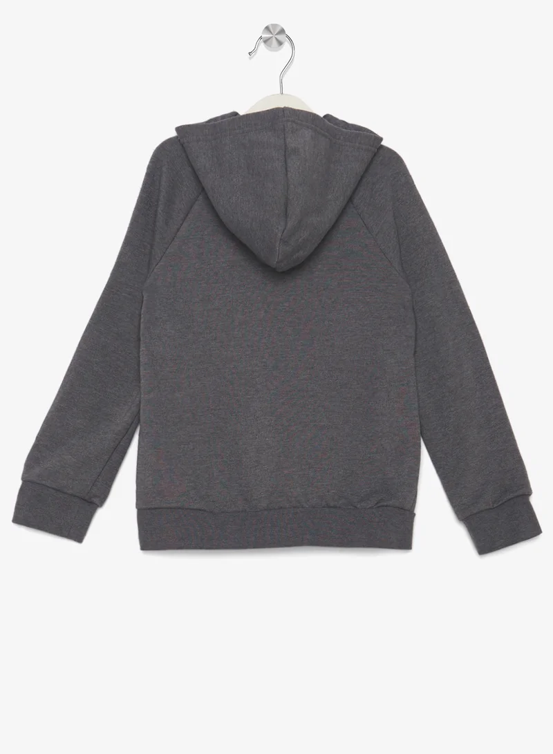 اندر ارمر Youth Rival Fleece Logo Hoodie