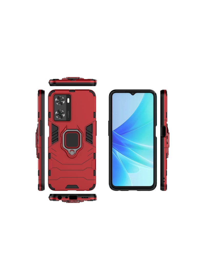 TEAM LUXURY Protective Case Cover For Oppo A57 4G/A77 4G/Oneplus Nord N20 SE Red - Image 3