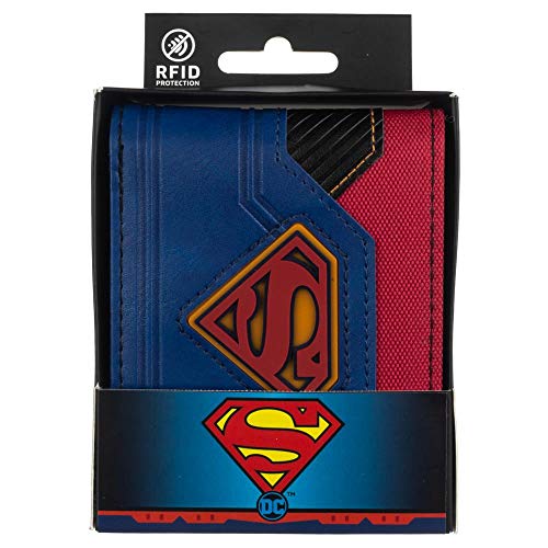 Bioworld Superman Rubber Badge Bifold Wallet - Image 4