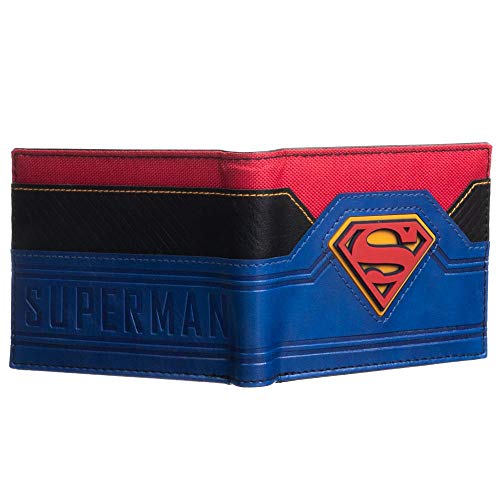 Bioworld Superman Rubber Badge Bifold Wallet - Image 2