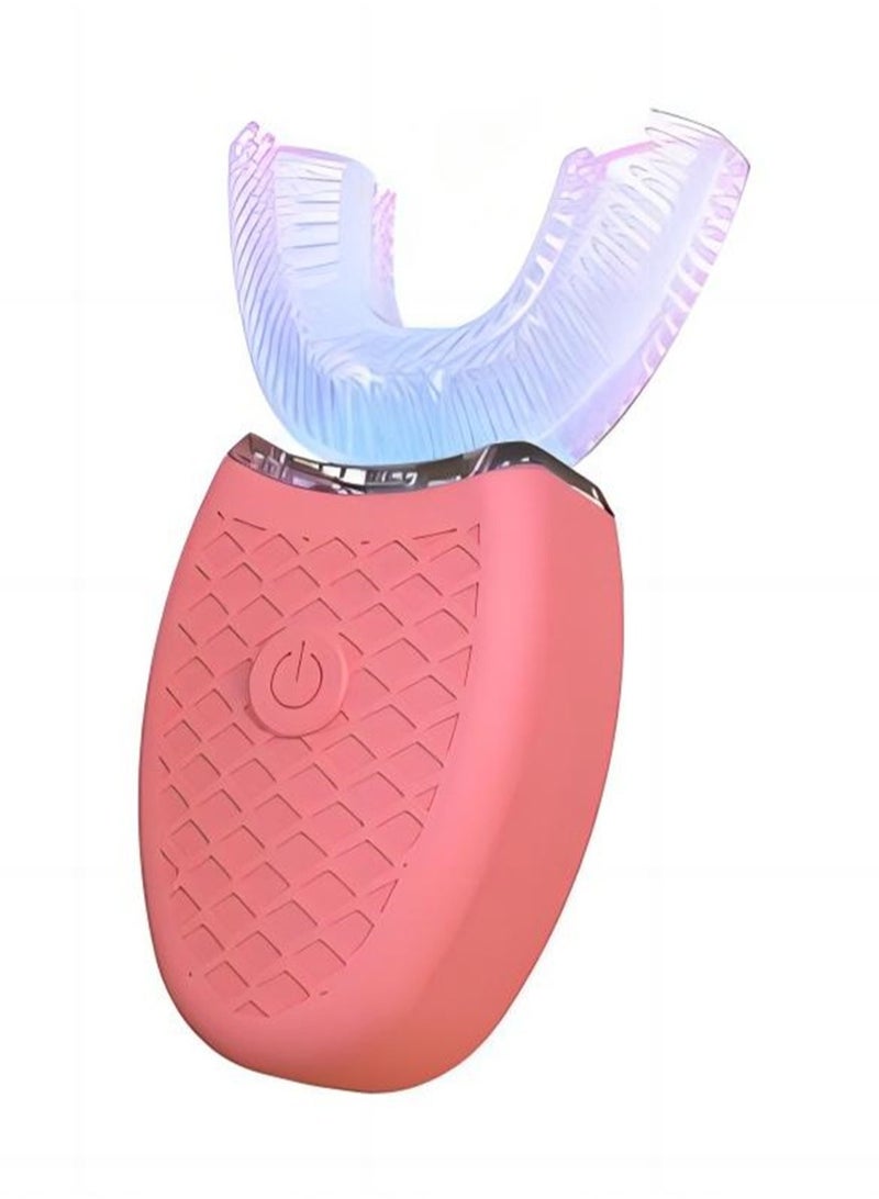 U-shaped tooth beauty instrument portable cold light tooth cleaner ultrasonic tooth cleaner voice electric toothbrush - Image 1