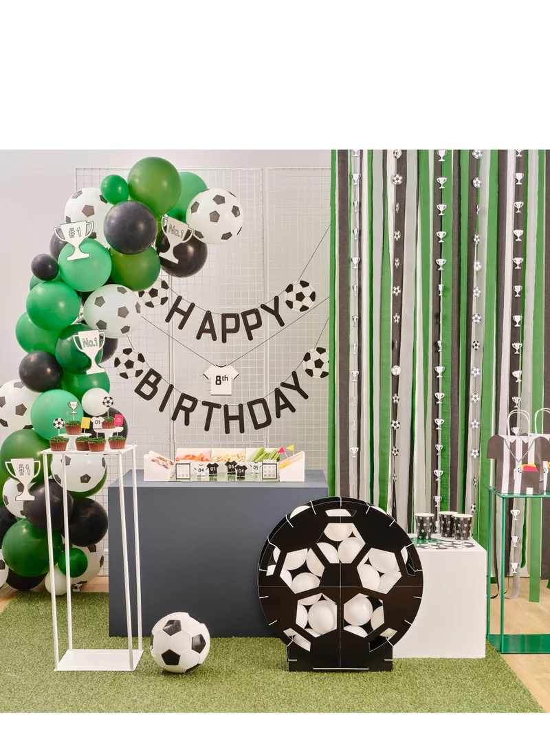 جينجر راي Paper Streamer Football Party Backdrop