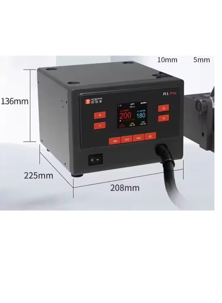 Intelligent Soldering Station Hot Air Gun with 4 Nozzles