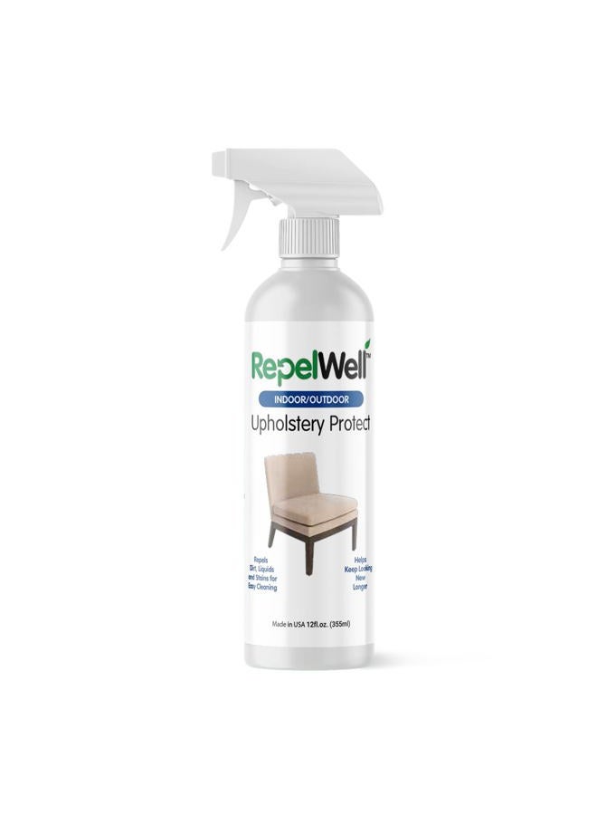 RepelWell Upholstery Protect Stain & Water Repellent Spray (12oz) Eco-Friendly, Pet-Safe Spray Keeps Your Fabric, Leather & Suede Upholstery Looking Like New - Image 1