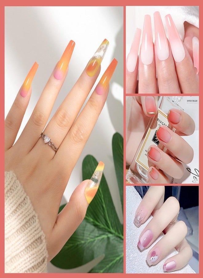HomTop 9 Color Nail Pigment Powder Set for Vibrant Ombre,Glitter Nail Art DIY Manicure Accessories Kit with Long-Lasting Shades - Image 2
