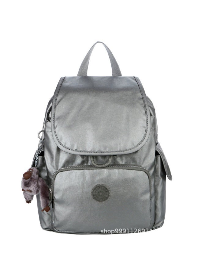 kipling Kipling Medium Flap Backpack - Unisex Large Capacity Casual Shoulder Bag for School, Commute, and Travel