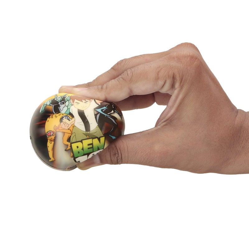 Asera 12 Pcs Soft Foam Sponge Balls with Cartoon Prints Light Weight- Kids Birthday Return Gifts Multicolor - Image 2