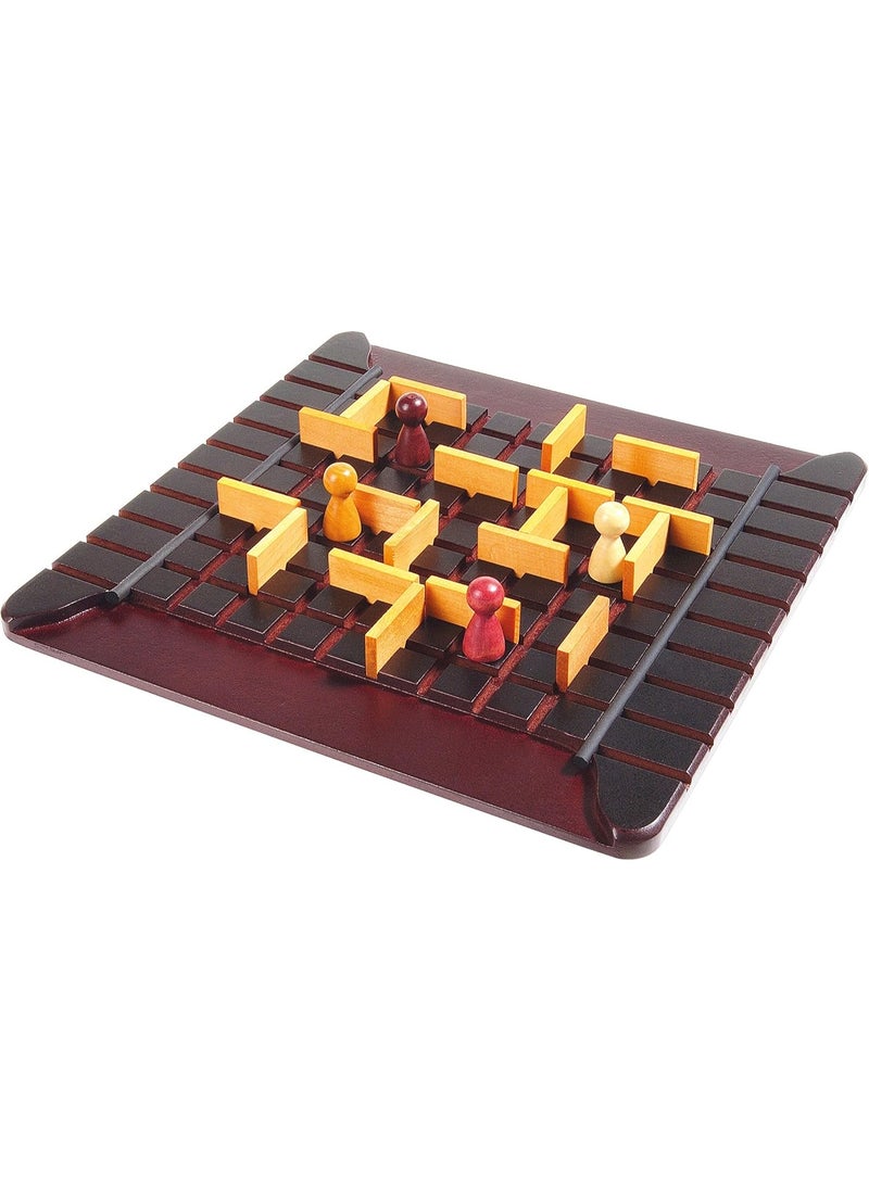 Gigamic Quoridor - Over 1 Million Sold! Mensa Select Winner | Wooden Abstract Strategy Game for Adults and Families | Ages 8+ | 2 to 4 Players | 1 Minute to Learn, 15 Minutes to Play  - Image 5
