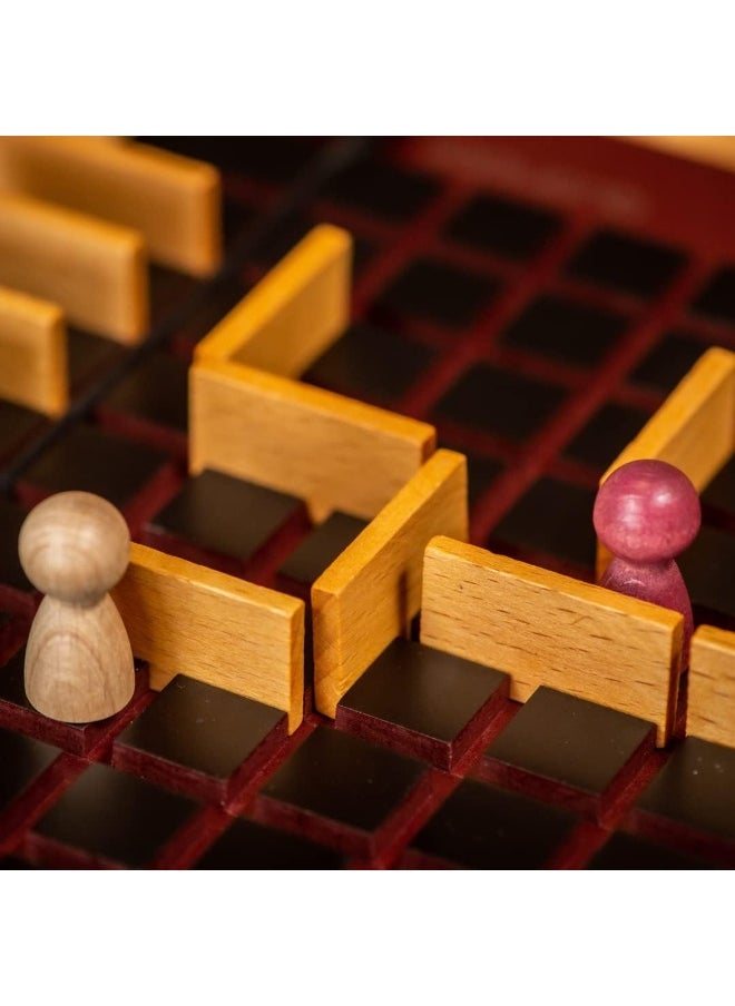 Gigamic Quoridor - Over 1 Million Sold! Mensa Select Winner | Wooden Abstract Strategy Game for Adults and Families | Ages 8+ | 2 to 4 Players | 1 Minute to Learn, 15 Minutes to Play  - Image 2
