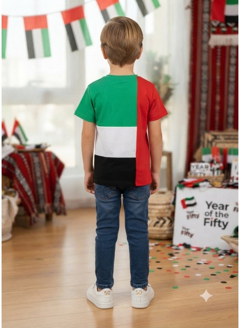 Daniel UAE Flag National Day  T-Shirt - Image 2