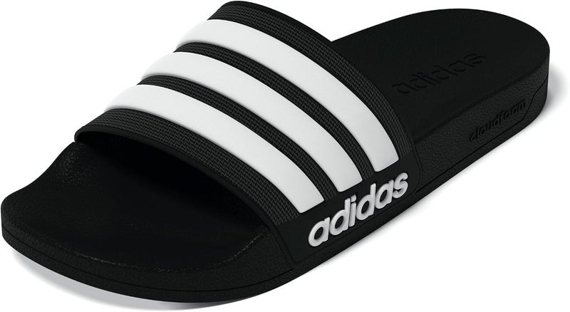 Adidas Unisex-adult Adilette Shower Slides Slipper, Color: Core Black/Ftwr White/Core Black, Size: 44.5 EU - Image 1