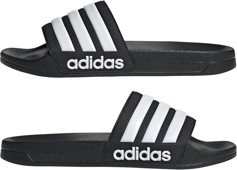 Adidas Unisex-adult Adilette Shower Slides Slipper, Color: Core Black/Ftwr White/Core Black, Size: 44.5 EU - Image 2