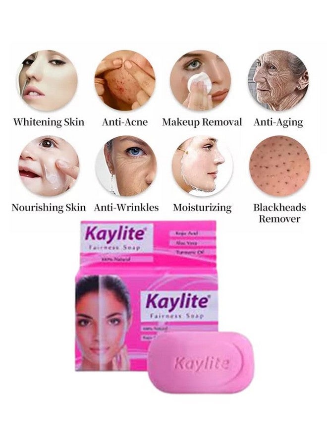 Kaylite Skin Whitening Soap 75 Gm Kojic Acid, Aloe Vera & Turmeric Oil Soap (Pack of 2 Soaps) - Image 5