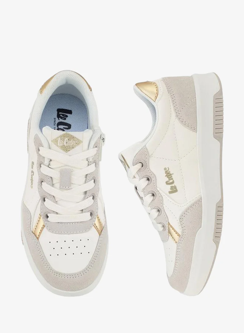 لي كوبر Girls Lace-Up Ankle Sneakers