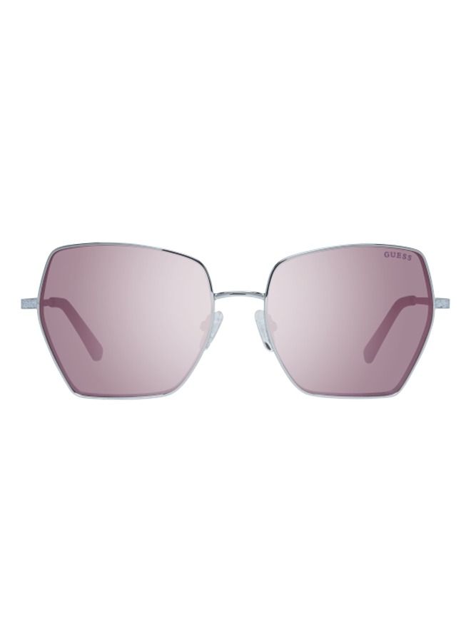 GUESS GF6137 10Z Sunglasses 100% UV Protected Pink Square For Women - Image 1