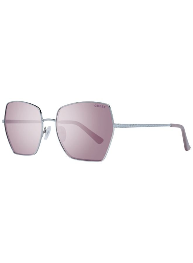 GUESS GF6137 10Z Sunglasses 100% UV Protected Pink Square For Women - Image 2