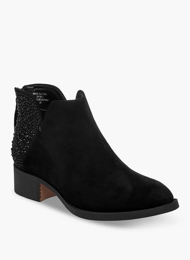Celeste Women Block Heel Ankle Boots Ramadan Collections