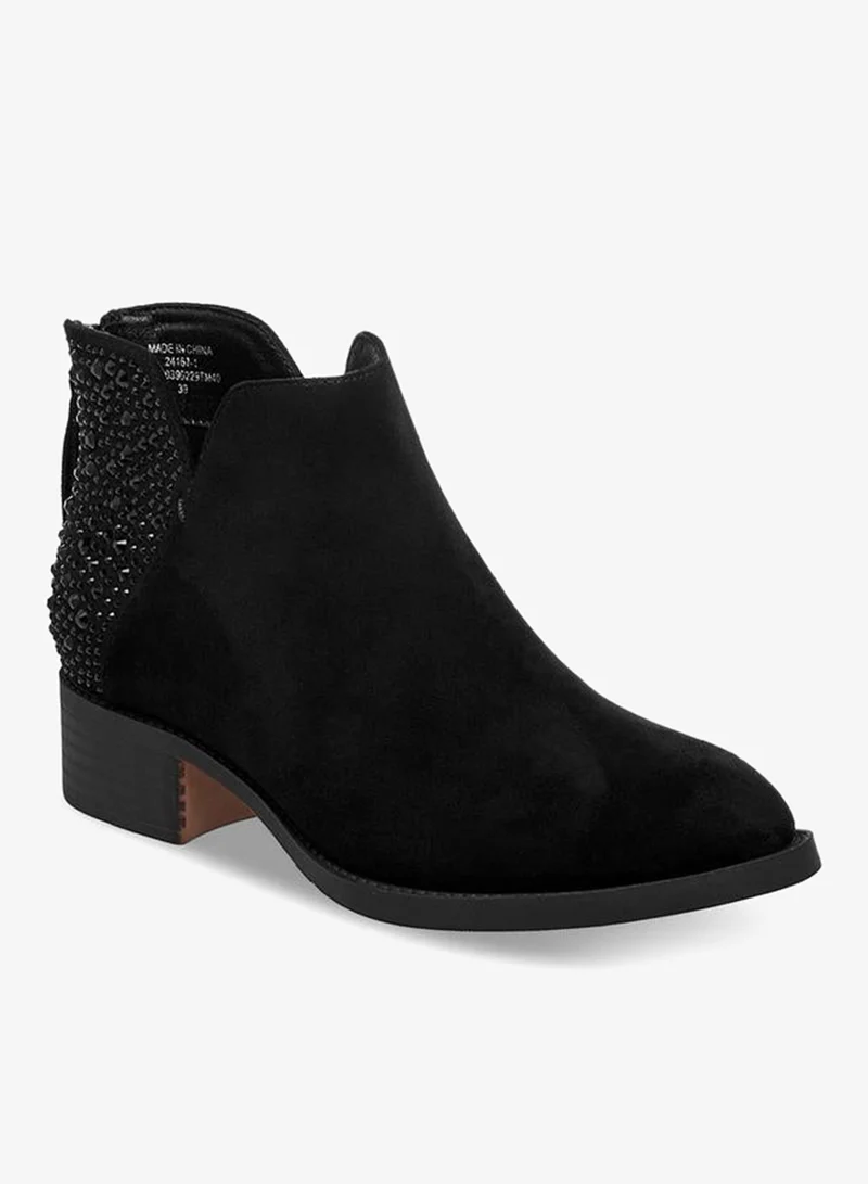 سيليست Women Block Heel Ankle Boots Ramadan Collections