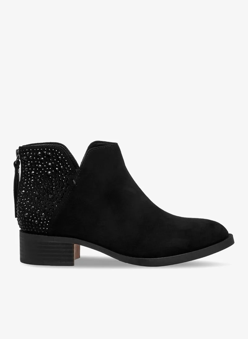 سيليست Women Block Heel Ankle Boots Ramadan Collections