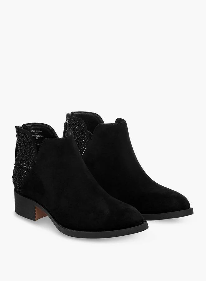 Women Block Heel Ankle Boots